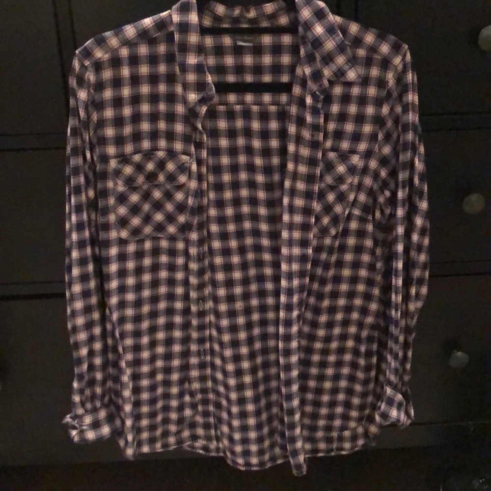 Plaid button down